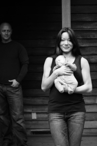 Mom and Dad and Baby Brooke