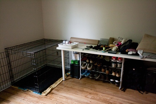 under desk shoe storage