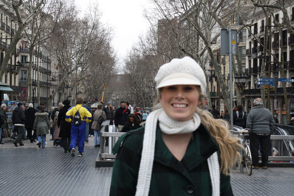 Jenn on La Rambla Jenn on La Rambla