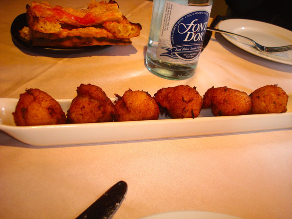 Cod Fritters @ The Attic La Rambla Barcelona Spain Cod Fritters @ The Attic La Rambla Barcelona Spain