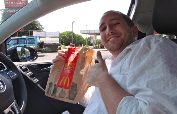 Eating Some McDonalds in Dover