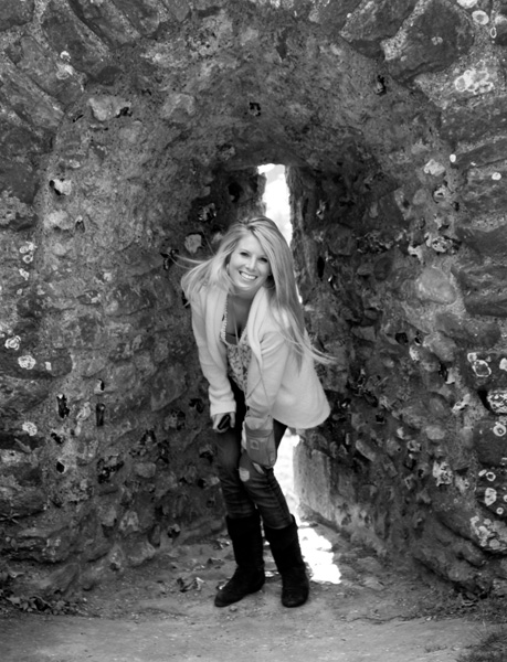 Jenn Looking Amazing In the Tunnels of Dover Castle