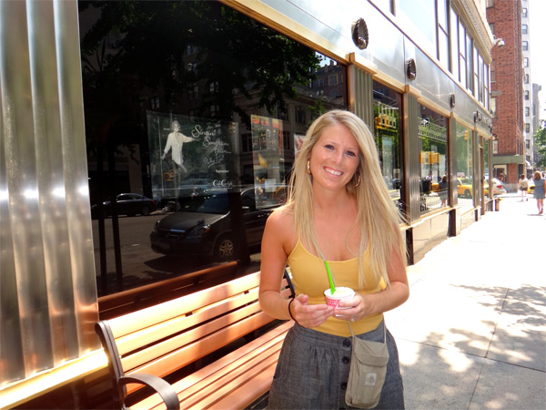 Jenn Chowing Down on Some Gelato Jenn Chowing Down on Some Gelato
