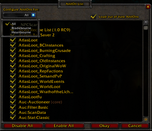 all the things addon wow