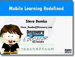 Mobile Learning Redefined Title Slide