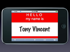 Name Tag Web App