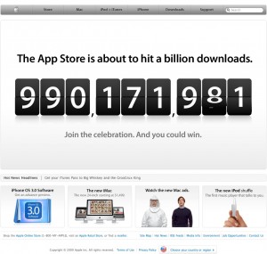 Counting to Ecstasy: Apple prepares the confetti and balloons for its big Billionth