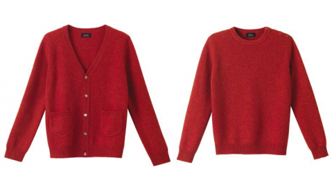 APC red wool APC red wool