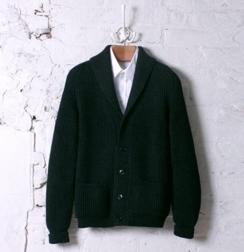 Albam Shawl Collar Cardigan Albam Shawl Collar Cardigan