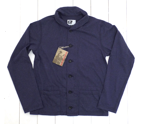 Navy jersey knit Shawl Collar Cardigan Navy jersey knit Shawl Collar Cardigan