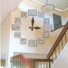 photo wall clock