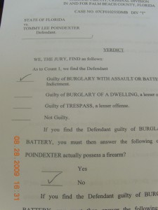 DSCN1516 Jury #1's complete verdict form.