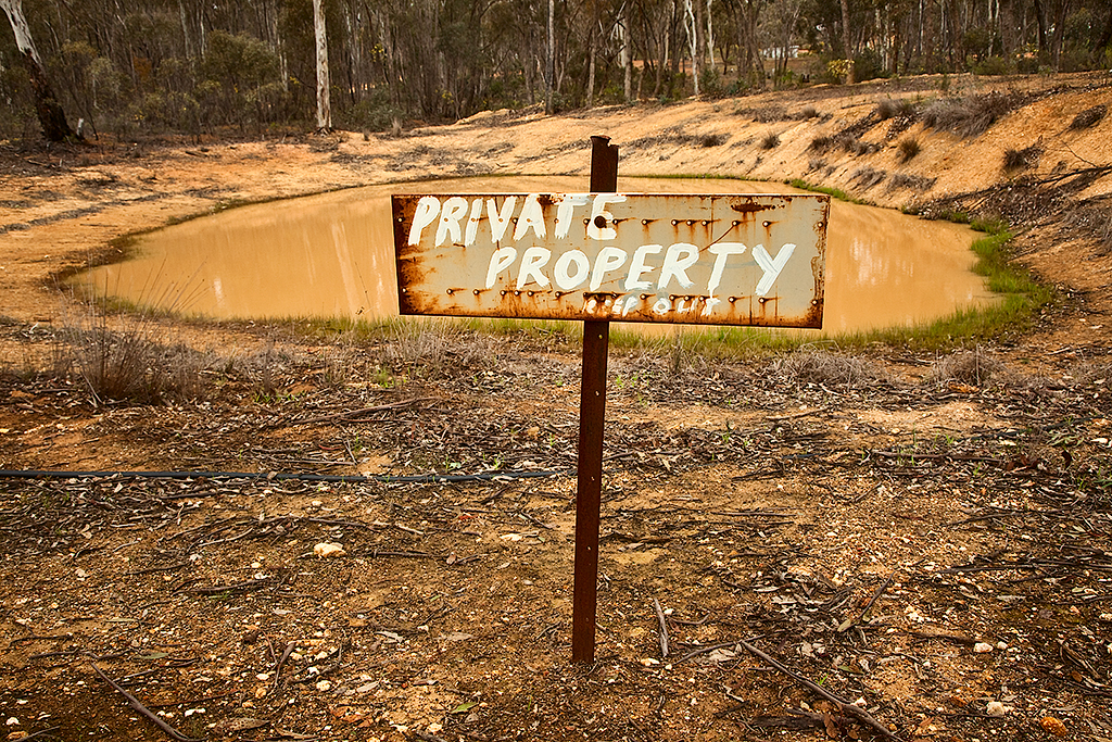 Private Property_MG_4336 Canon 5D Mark II camera and Canon 24-105mm f4 L series USM lens @ 24mm. Exposure Details: 1/125 second @ f11 ISO 100