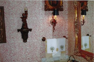 Smith powder room before