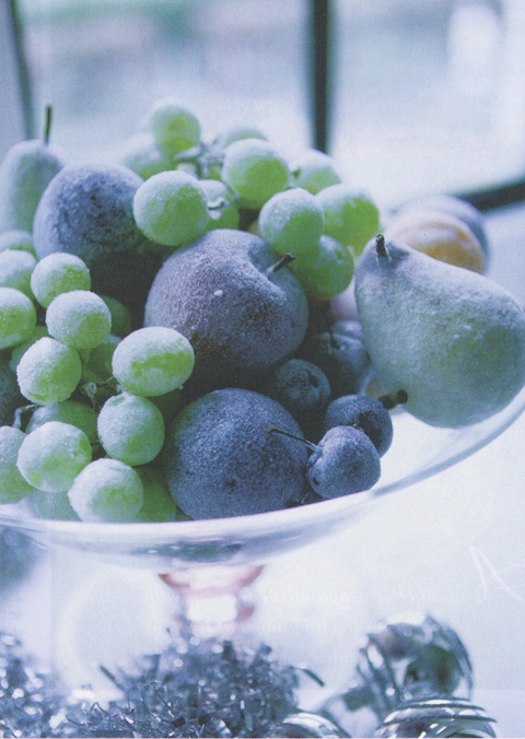 Holidays- frosted fruit web