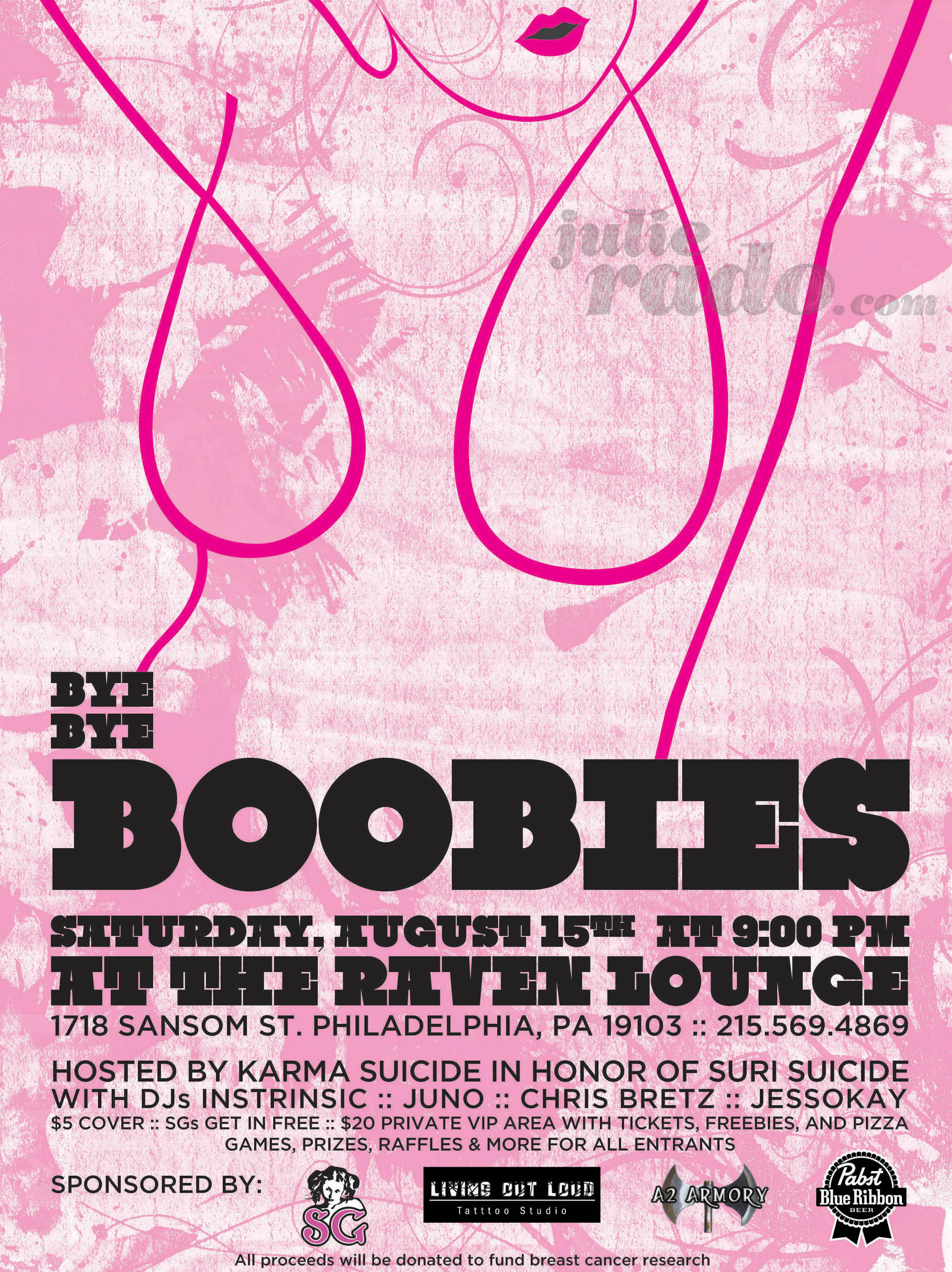 Bye Bye Boobies poster Bye Bye Boobies poster