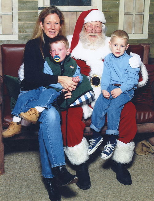 Boys with Santa 2002