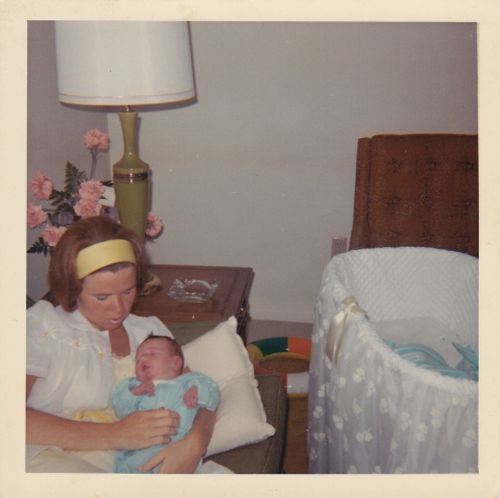  Mother and me a few days after my birth.