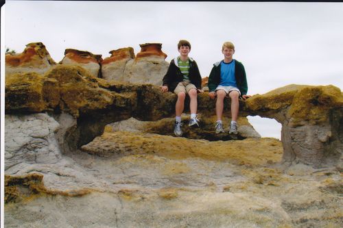 Oldest Boy and Middle Boy in Colorado Springs - June 2010