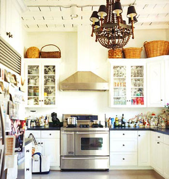 Cream Kitchen Cabinets - Transitional - kitchen - Kristen Panitch Interiors