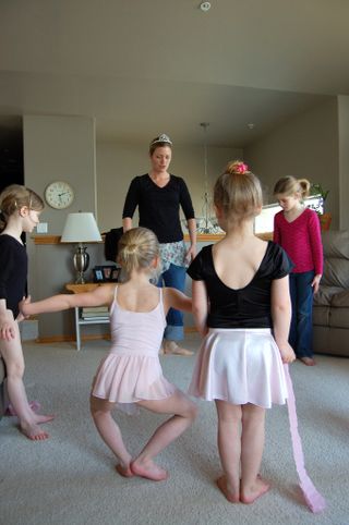 Ballet lesson hannah plie2009-03-18