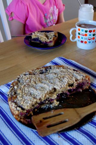 Berry coffee cake eating2009-08-23