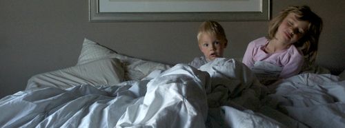 Ian and laurel in bed Ian and laurel in bed