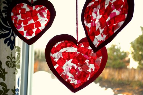 Valentines suncatchers