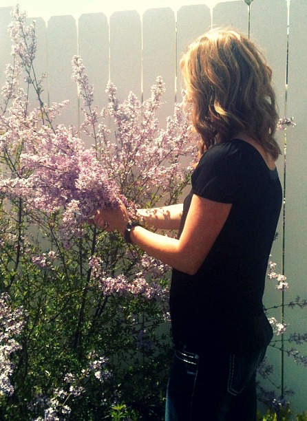 Picking flowers