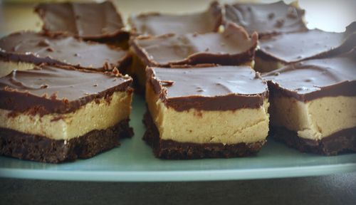 Choc peanutbutter bars