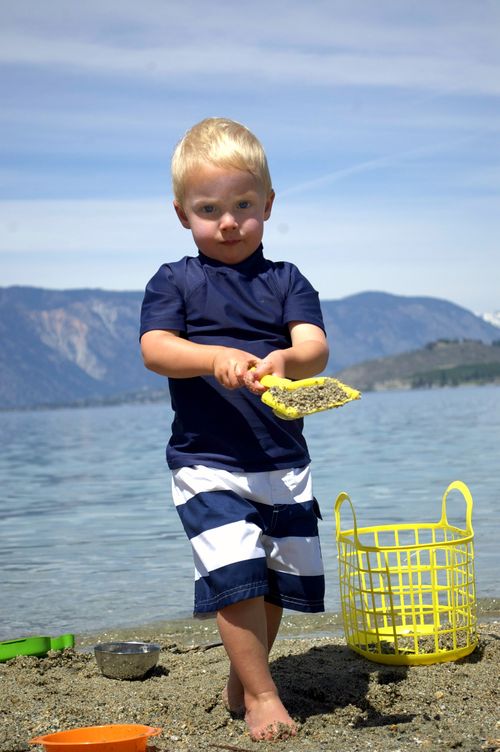 Ian on the beach