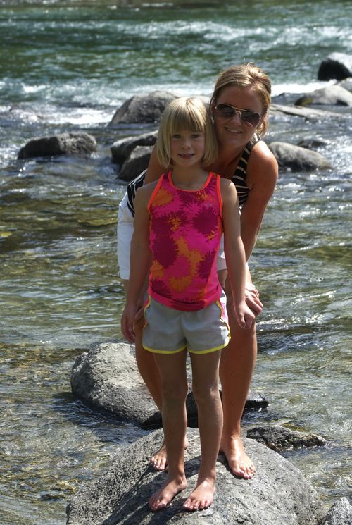 Sunday river laurel and mom