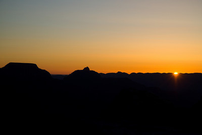 Sunrise over the Grand Canyon