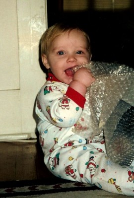 2000, first bubble wrap lunch on Christmas Day. 2000, first bubble wrap lunch on Christmas Day.
