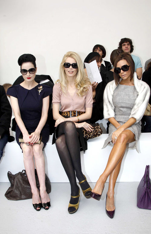 SPL15569_007 Dita Von Tesse, Claudia Schiffer, & Victoria Beckham photo courtesy of Celebritygossip.net